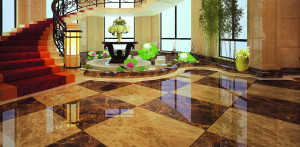 polished marble floor