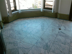 Marble Floor before Restoration